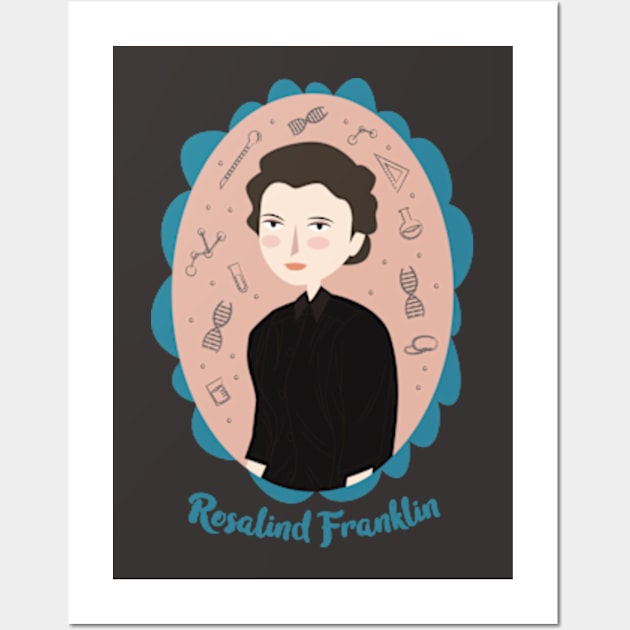 Women of Science: Rosalind Franklin Wall Art by Plan8